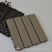 4 slats light brown wood-plastic composites flooring parquet
